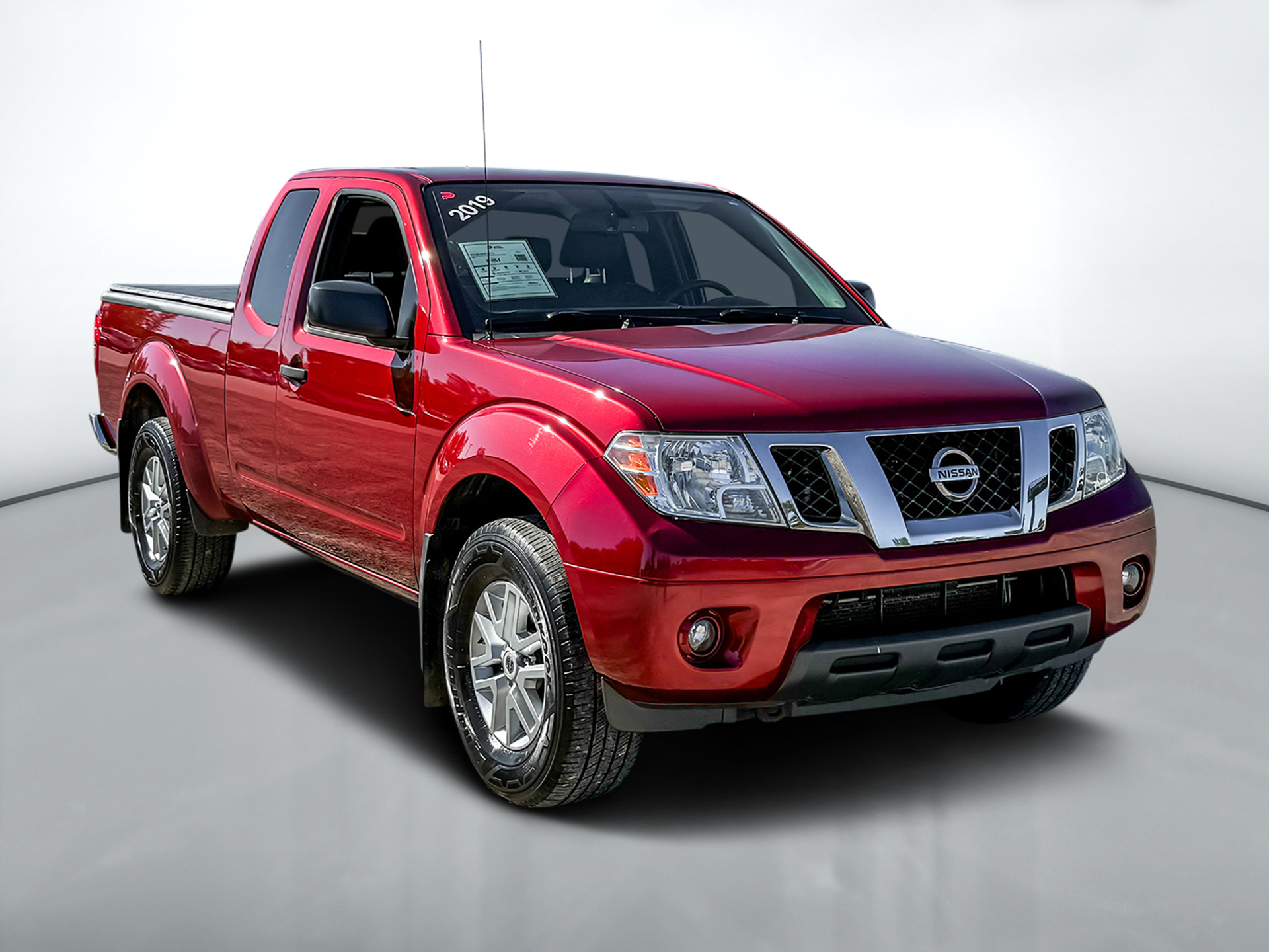 Red 2019 Nissan Frontier Pickup Truck Four-Wheel Drive Automatic