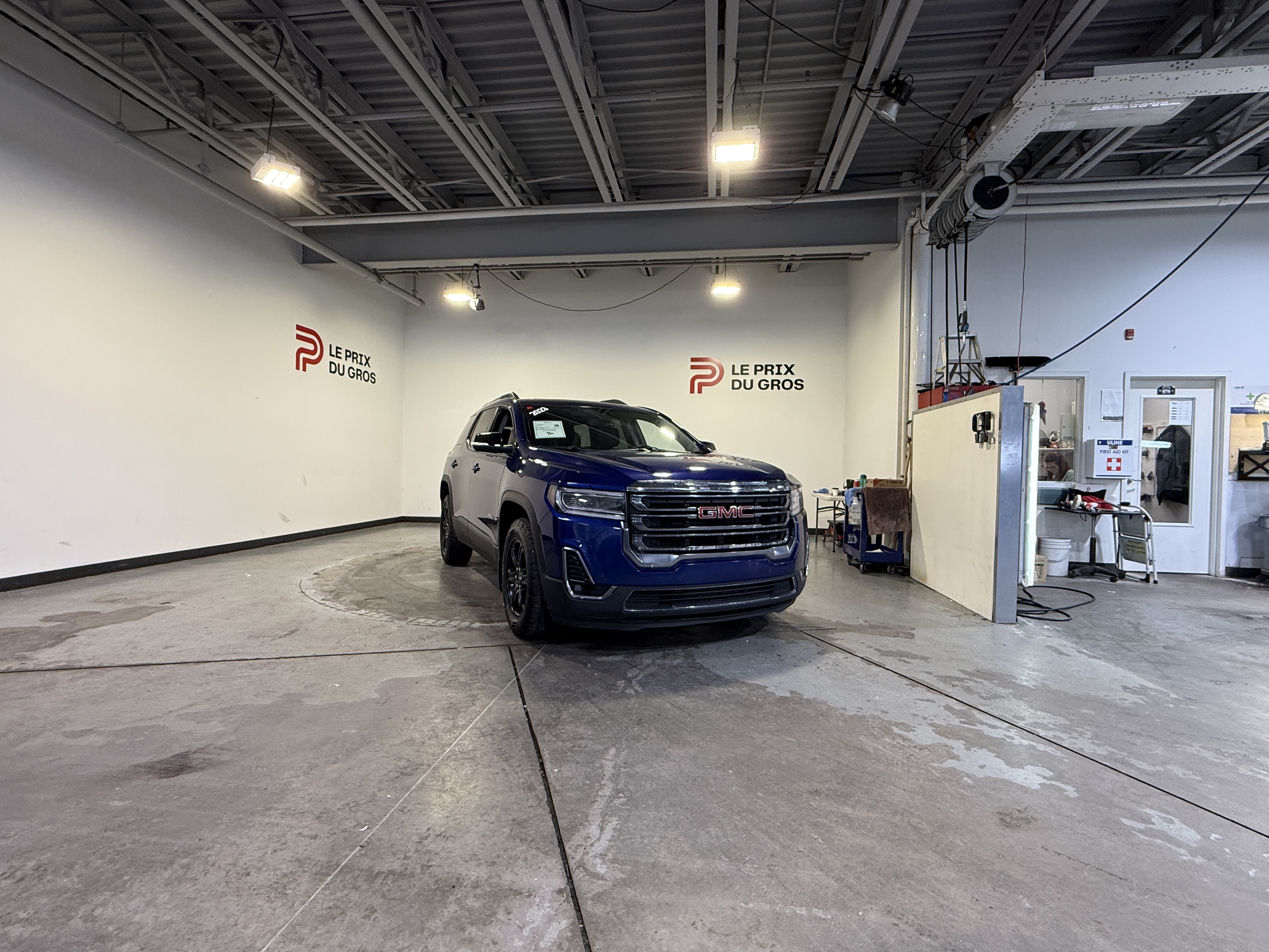 Blue 2023 GMC Acadia SUV / Crossover Four-Wheel Drive Automatic