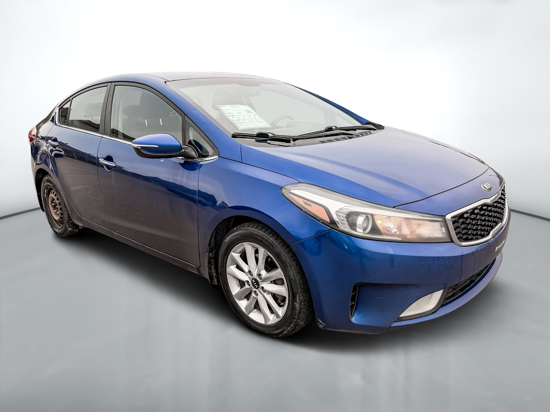 Blue 2017 Kia Forte Sedan Front-Wheel Drive Automatic