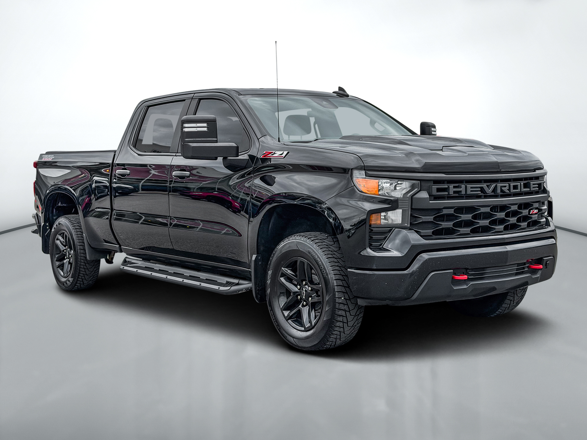 Black 2022 Chevrolet Silverado 1500 Pickup Truck Four-Wheel Drive Automatic