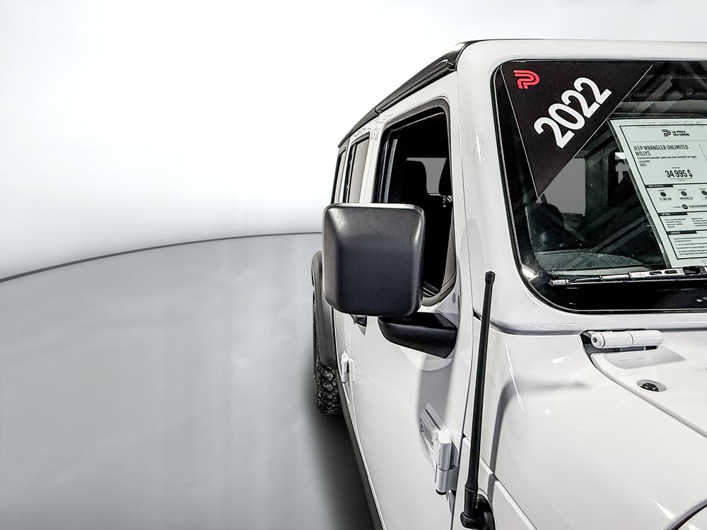 Jeep Wrangler Unlimited Willys 2022 d&rsquo;occasion à vendre - 11