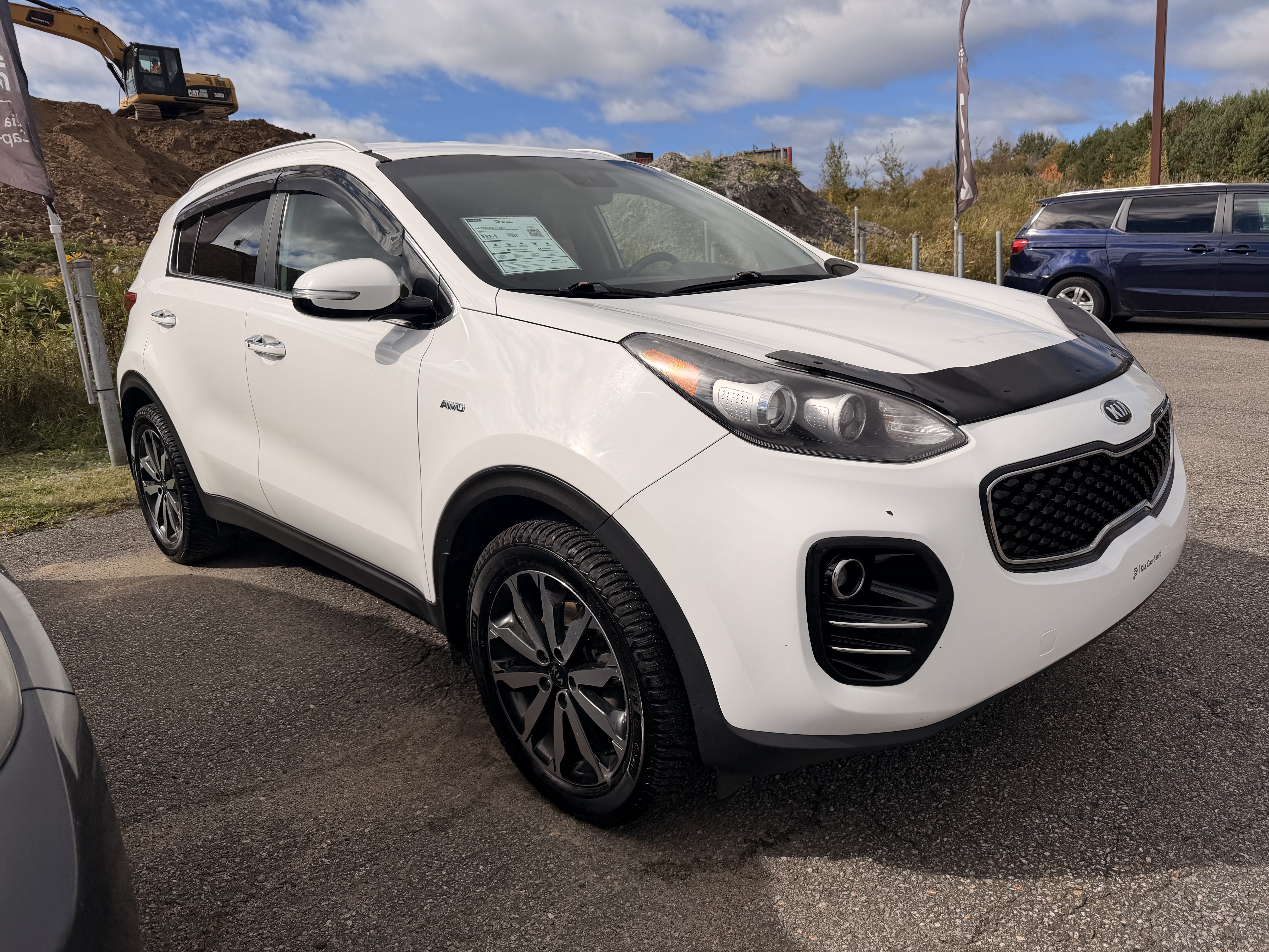 White 2017 Kia Sportage SUV / Crossover All-Wheel Drive Automatic