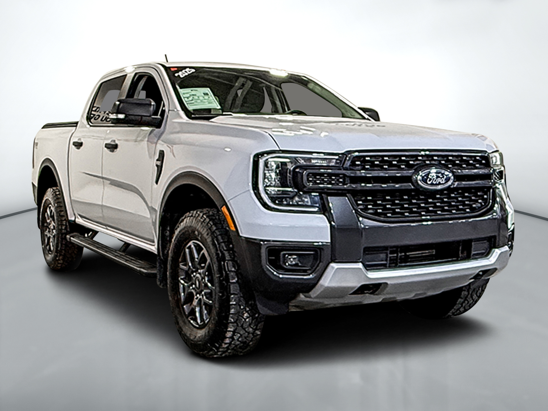 White 2025 Ford Ranger Pickup Truck Four-Wheel Drive Automatic