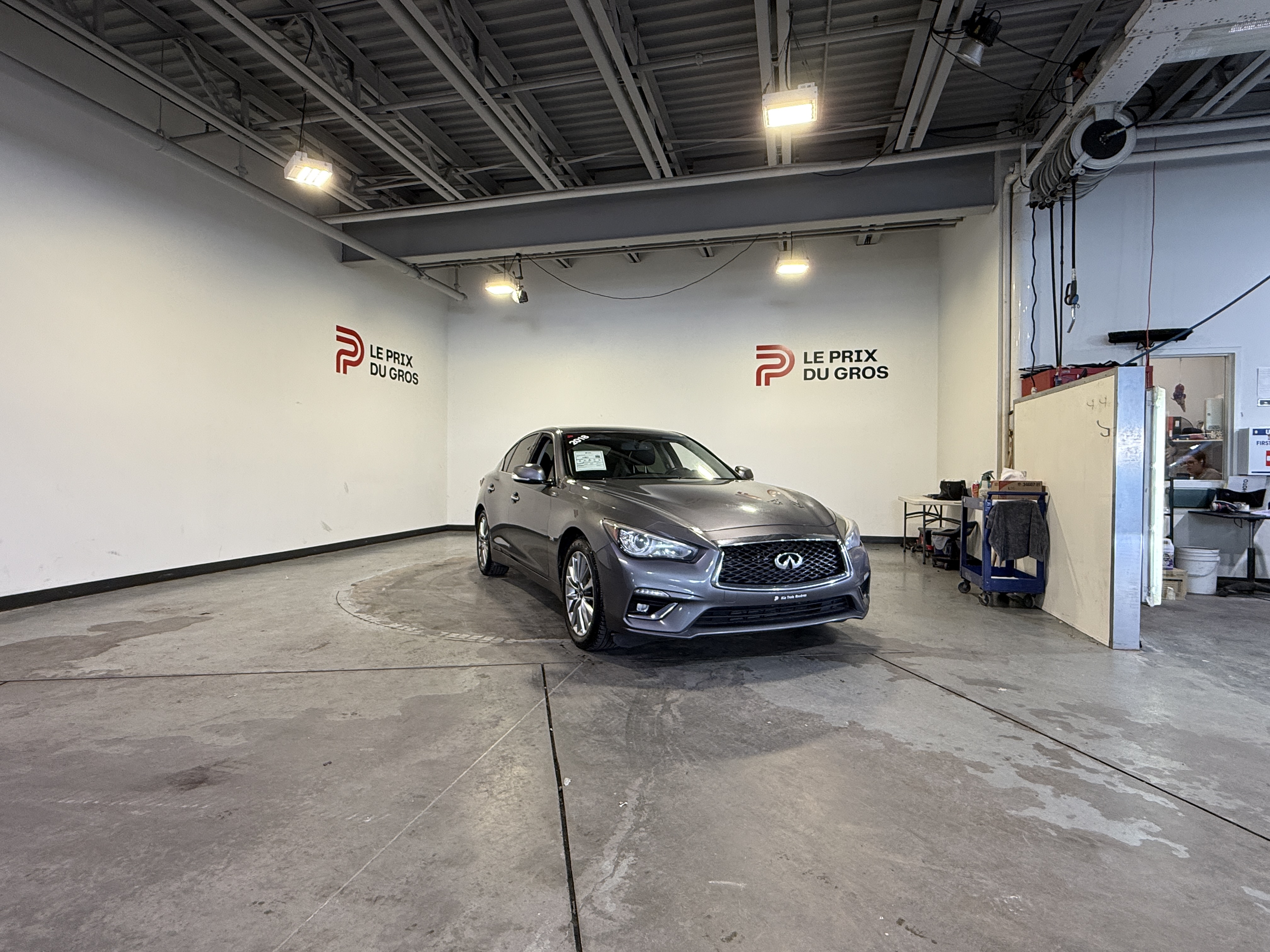 Gray 2018 INFINITI Q50 Sedan All-Wheel Drive Automatic