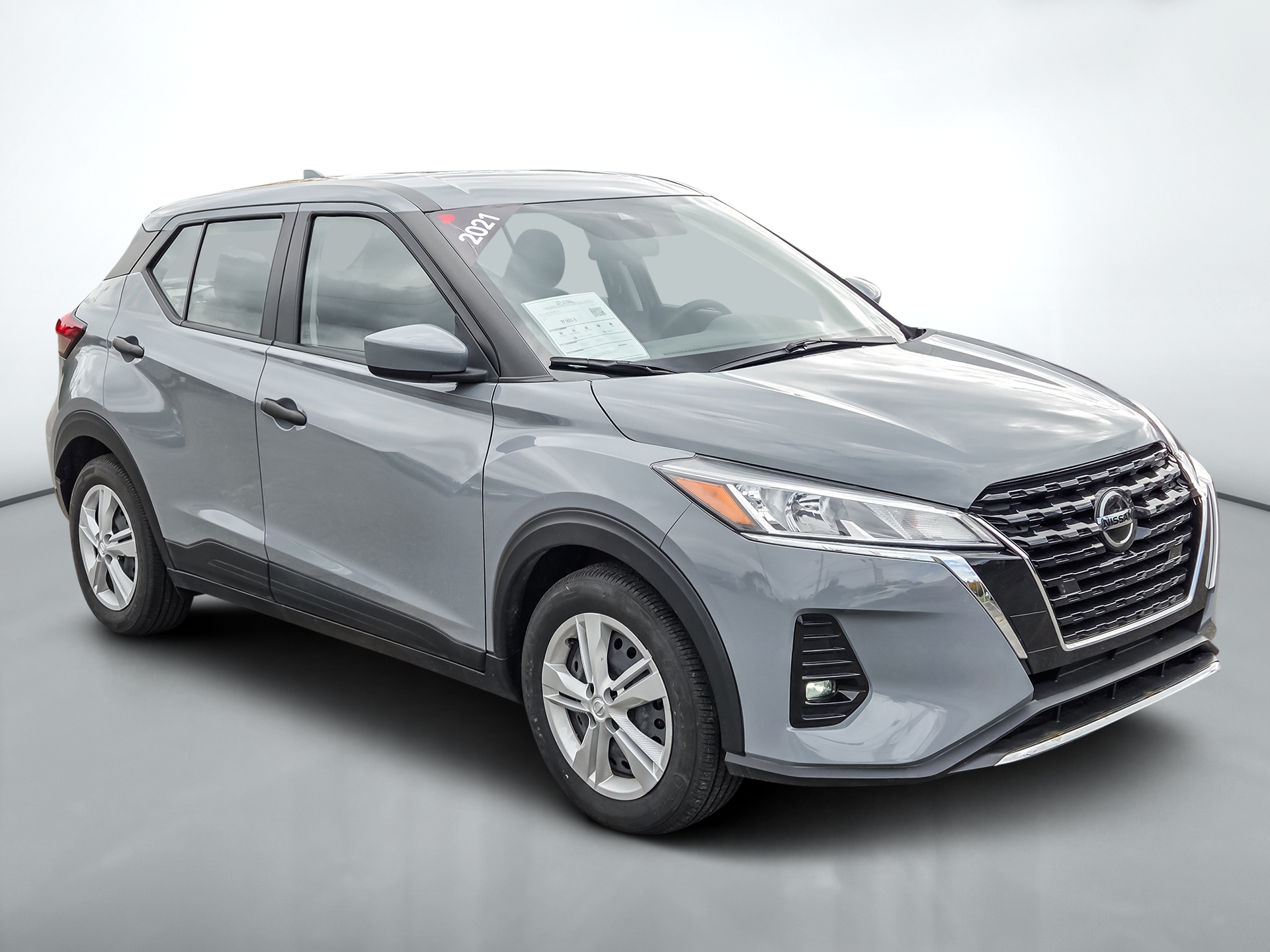 Gray 2021 Nissan Kicks SUV / Crossover Front-Wheel Drive Automatic