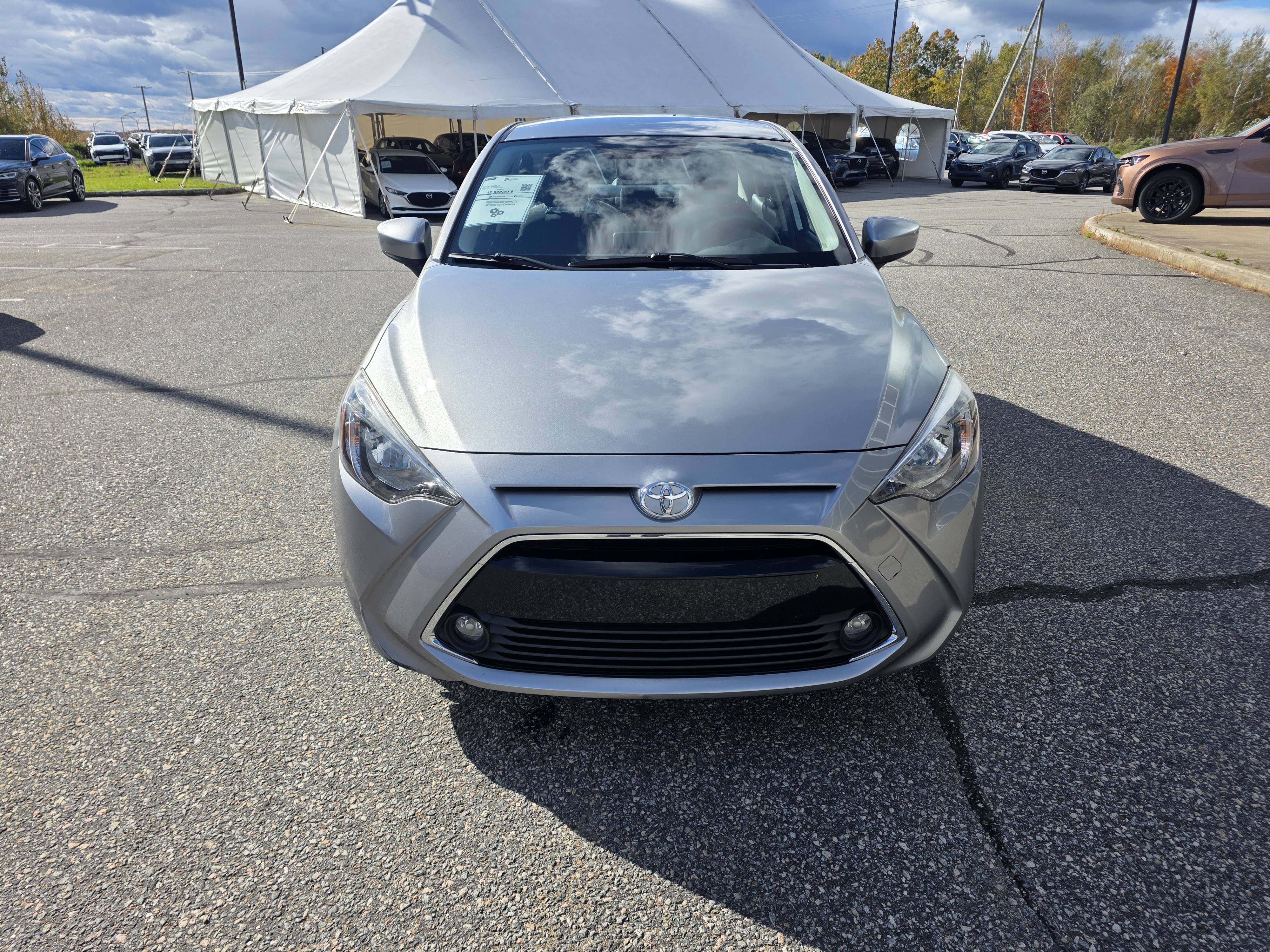 Silver 2016 Toyota Yaris Sedan Automatic