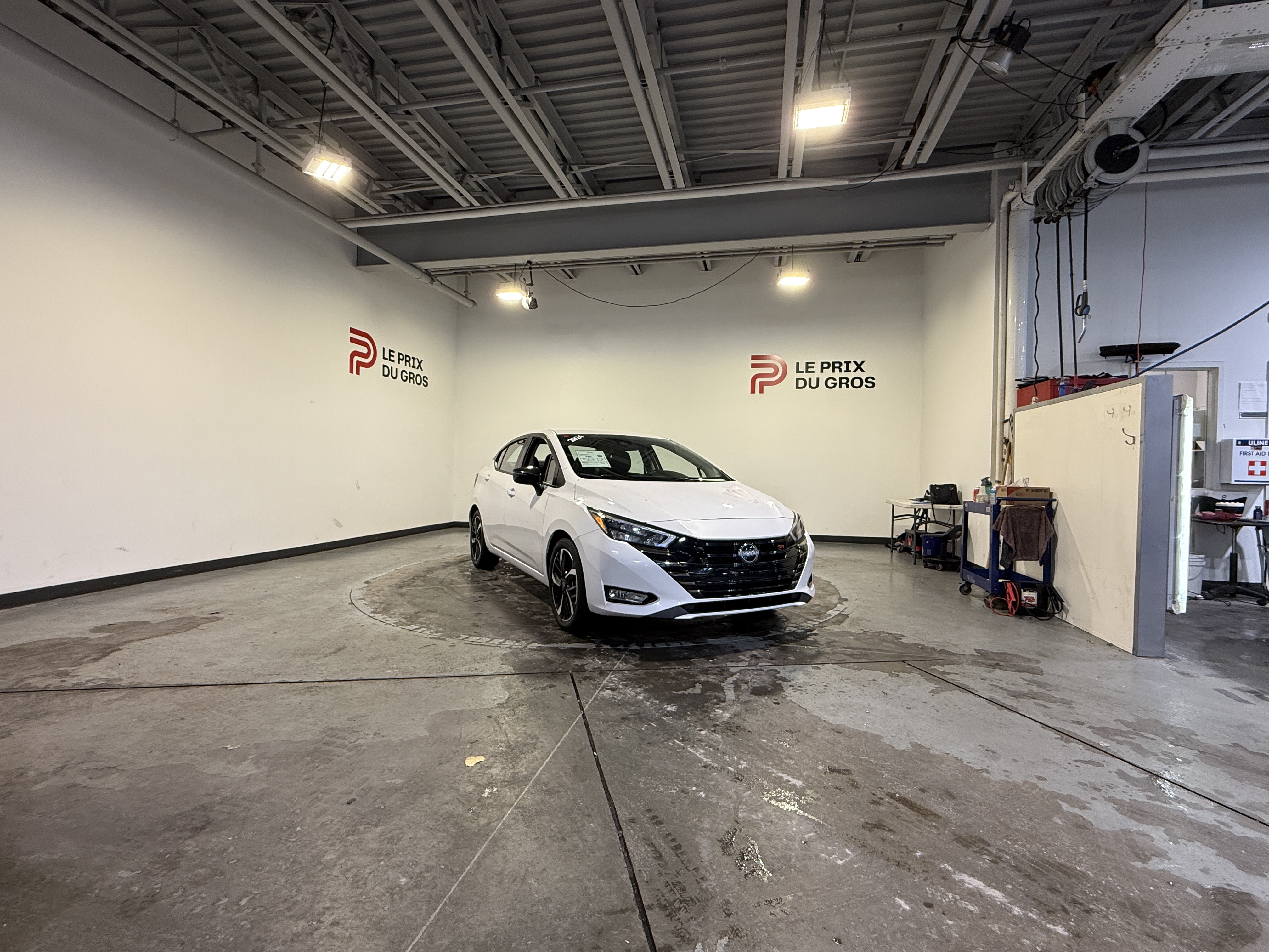 White 2024 Nissan Versa Sedan Front-Wheel Drive Automatic