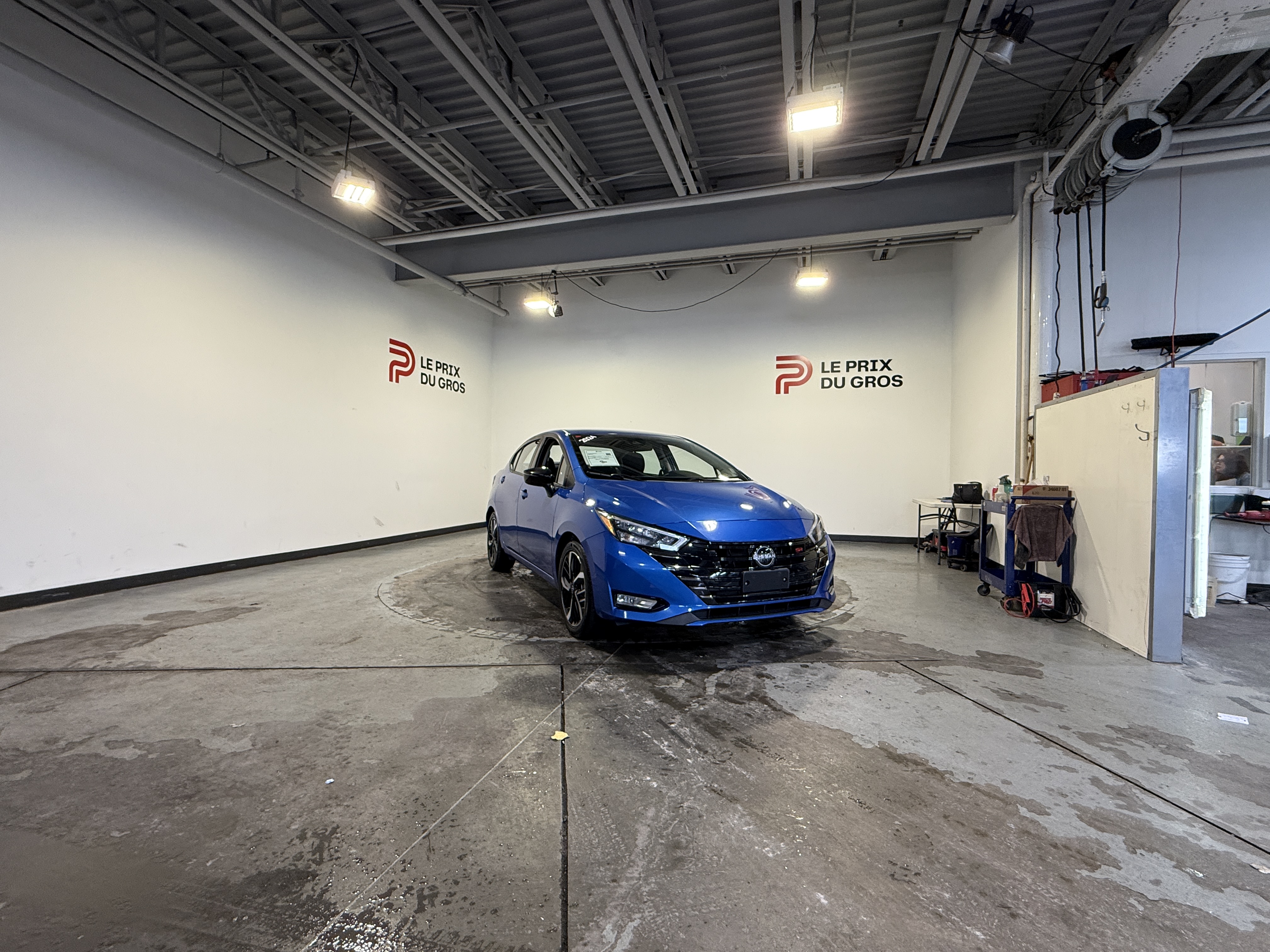 Blue 2024 Nissan Versa Sedan Front-Wheel Drive Automatic